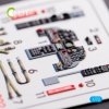 KELIK K72002 F-5E TIGER II EARLY SERIES INTERIOR 3D DECALS FOR DREAM MODEL KIT 1/72